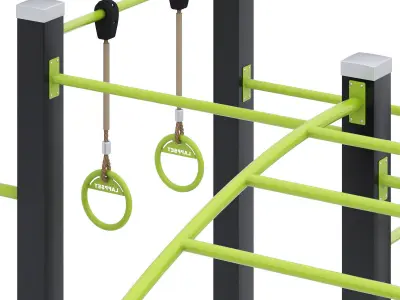 Lappset Street workout 3D model