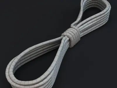 rope for climbing 3D model