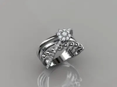 Women Ring 20 3D print model