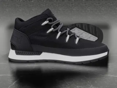 Timberland 3D Shoes - Black Low-poly 3D model