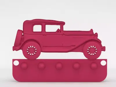 Old Car Keys hanger 3D print model