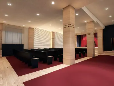 Modern amphitheatre in Greece 3D model