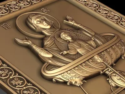 The Mother of God of the Life-giving Spring 3D model