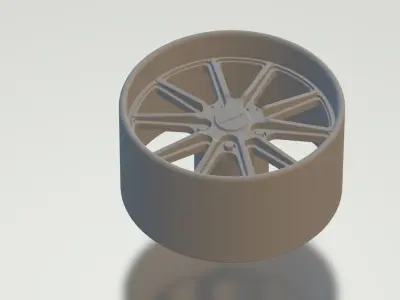 AR Rodder Wheels with Tires and Brakes for 3D Printing 3D print model