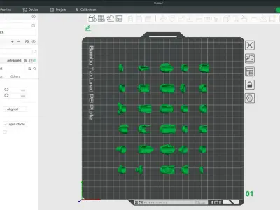 TwindBricks3D - Minifigure Hair pack 3 3D print model