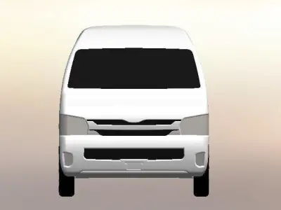 Toyota hiace 3D model