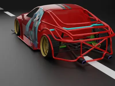 Nissan 350Z Custom RAR ZIP 3D model