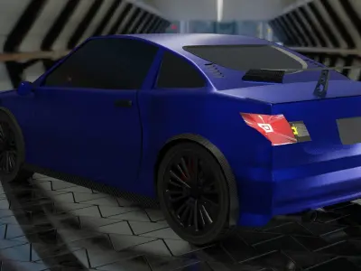 CAR-Model1 car for gta Low-poly 3D model