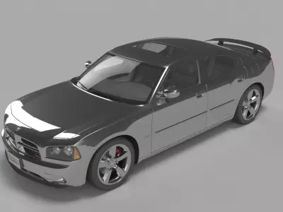 dodge charger 3D model by glennaguiar