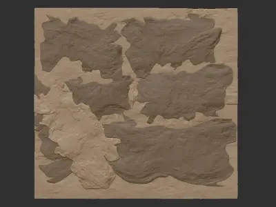 stone texture wall 3D model