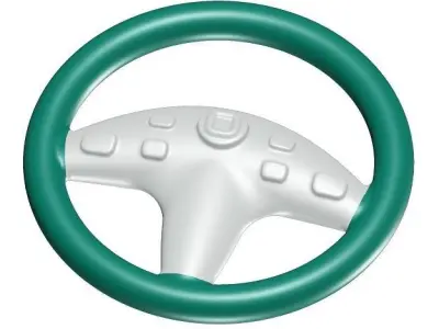 Toddler Steering Wheel Toy 3D model