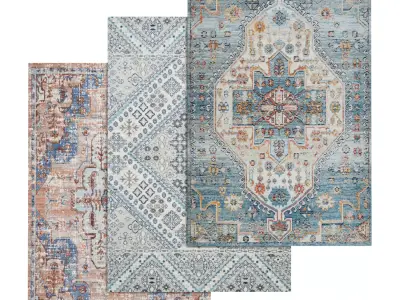 Rug Set 1403 3D model