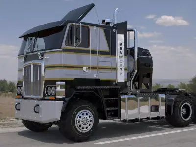 Kenworth K100 Mud Truck 3D model