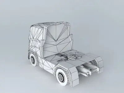 Truck template NEG Free 3D model
