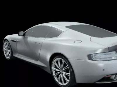 aston martin db9 3d-game creation-animation-iclone-unreal-unity  3D model