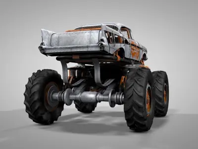 Monster Truck 4 3D model