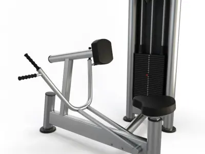 Gym Rowing Machine 3D model