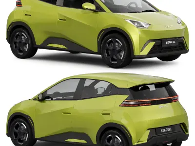 Byd Seagull Low-poly 3D model