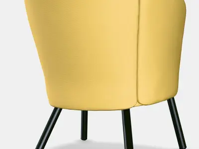 HERRAKRA Armchair Low-poly 3D model