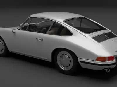 Porsche 911 1968 3D model