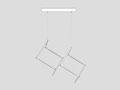 Contemporary Hanging Ceiling Lamp 009 3D model
