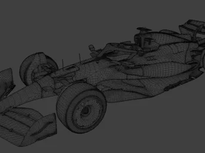 F1 2025 concept 3D model