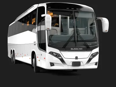 Busscar Vissta Buss 360 2022 6x2 3D model