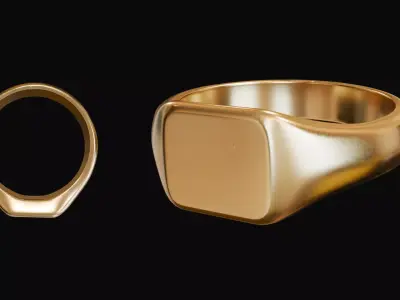 Pinky Ring 3D print model