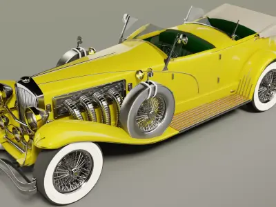 Last Gatsby Car 3D model