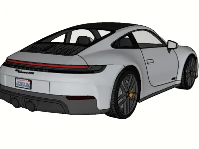 Porsche 911 GT3 3D model