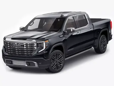 Pick-up Truck Sierra Denali 2022 3D model