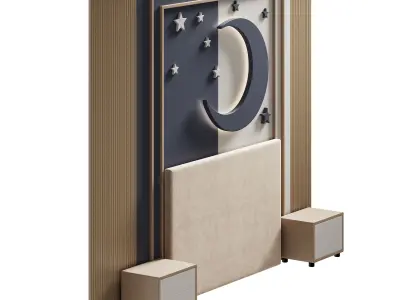 Kids wall panell 14 3D model