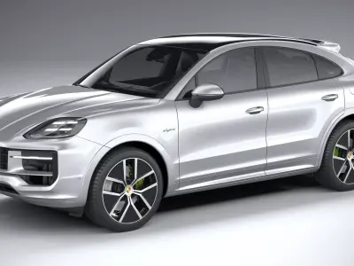Porsche Cayenne E-Hybrid Coupe 2024 3D model