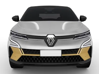 Renault Megane E-Tech 2024 Low-poly 3D model