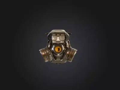 Ruststeel Hoverbike RSR Low-poly 3D model