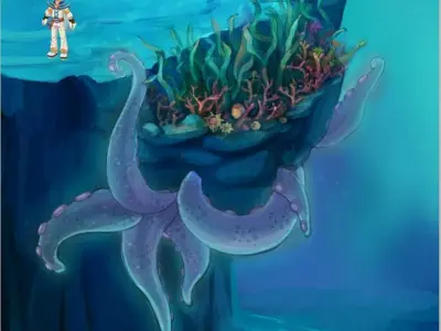 Game Low model - jellyfish 25 3D model