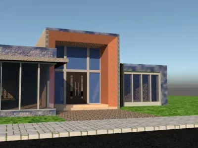 VIP CORPORATE STAGE AND HALL SETTINGS 3D model