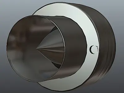 Massive Audio CT-4 Series Bullet Tweeter Free low-poly 3D model