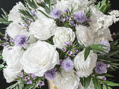 Flower Set 037 3D model