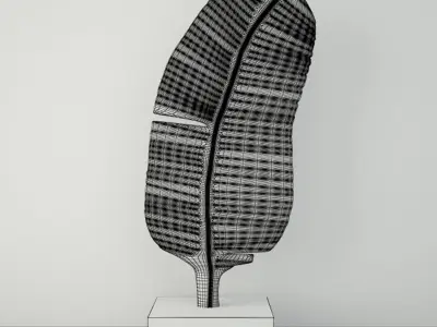 Leaf-shaped Decorative Piece by ZARA HOME 3D model