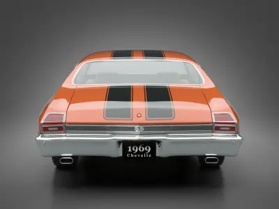 1969 Chevrolet Chevelle SS 3D model