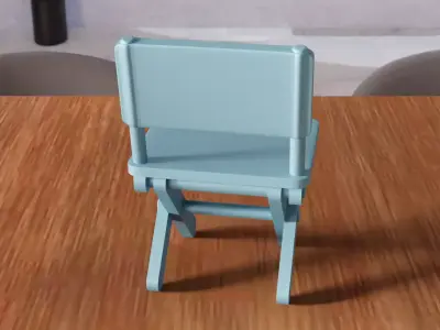 Miniature Director Chair - 369 3D print model