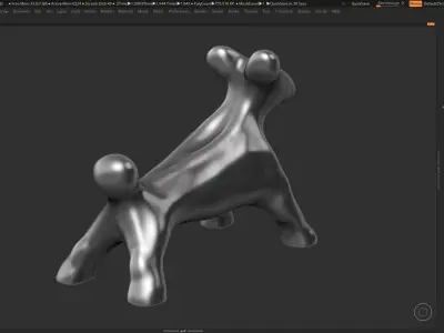 Modern Abstract Decorative sculpture 3d print model 46 3D print model