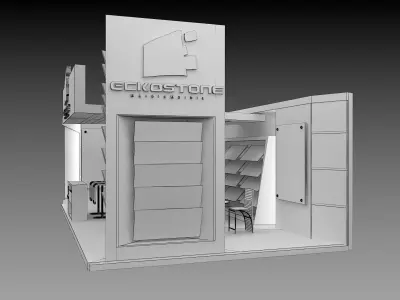 Booth Exhibition Stand a360a  3D model