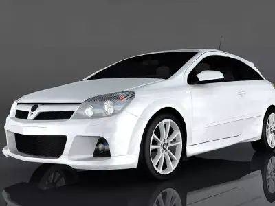Vauxhall Astra Low-poly 3D model