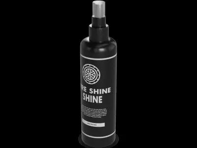 Other car care Tire Shine Low-poly 3D model