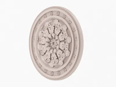 Classic Ceiling Medallion 31 3D model purchase