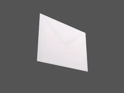 Envelope v1 002 Low-poly 3D model