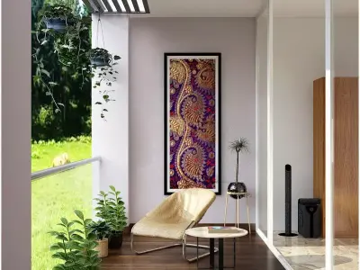 BALCONY IN WOODS 3D model