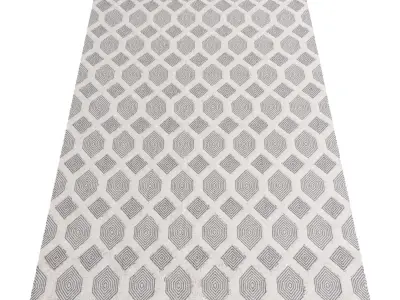 Rug Set 1950 3D model